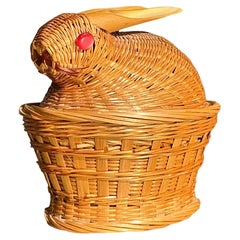 Panier à lapin vintage Boho Shanghai Weave