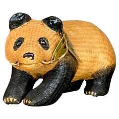 Vintage Boho Shanghai Weave Stehender Panda