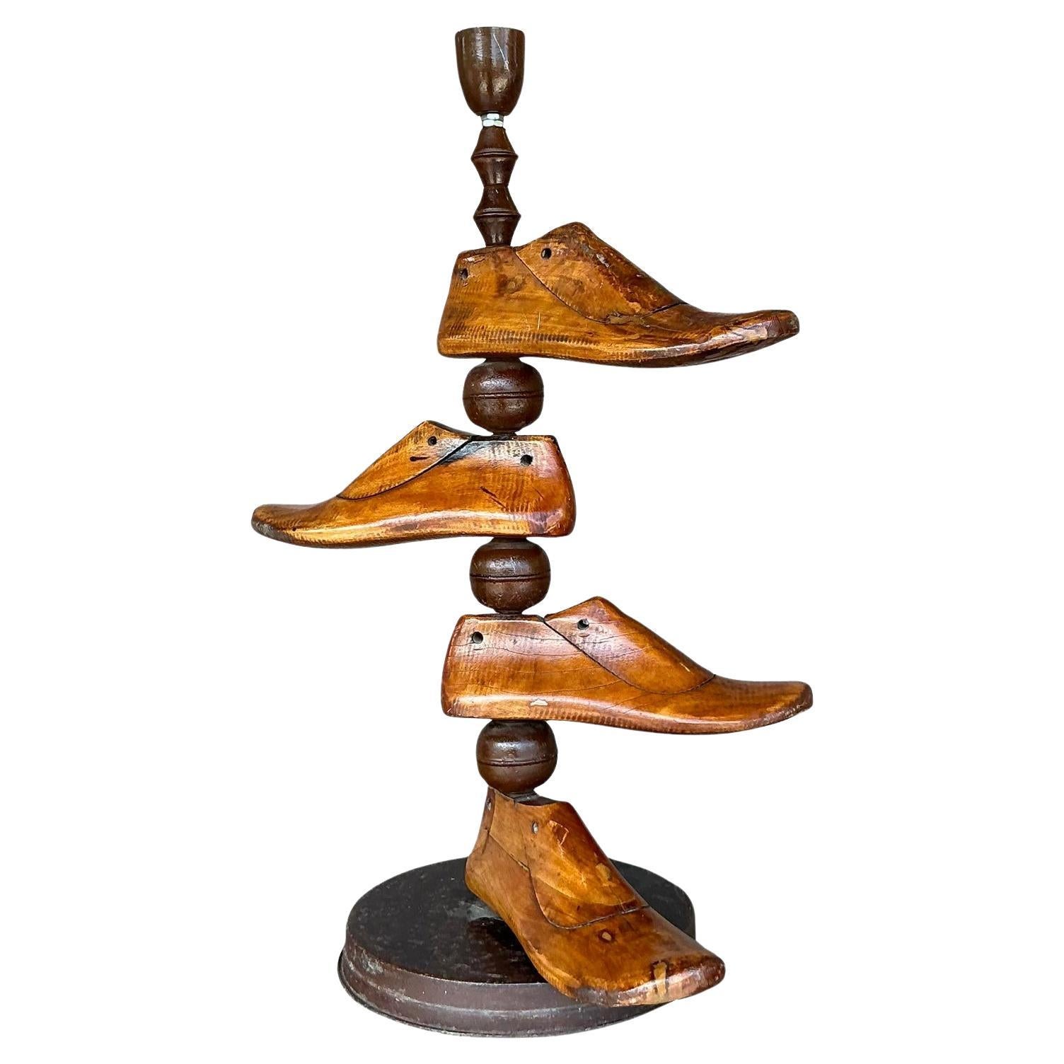 Lampe de moule à chaussures Vintage Byho en vente