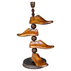 Vintage Boho Shoe Mold Lamp