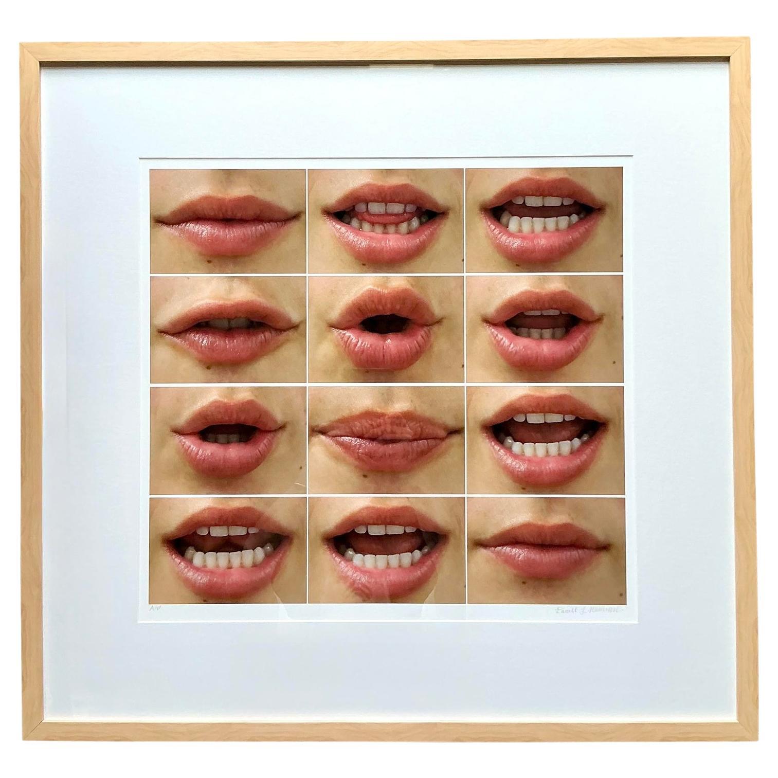 Vintage Boho signiert Ap Foto von "Ich liebe dich" auf Rag Bright Papier