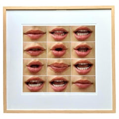 Vintage Boho signiert Ap Foto von "Ich liebe dich" auf Rag Bright Papier