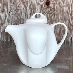 Teiera d'epoca firmata Boho Biomorphic Studio Pottery