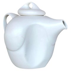 Vintage Boho Signed Biomorphic Studio Pottery Teapot