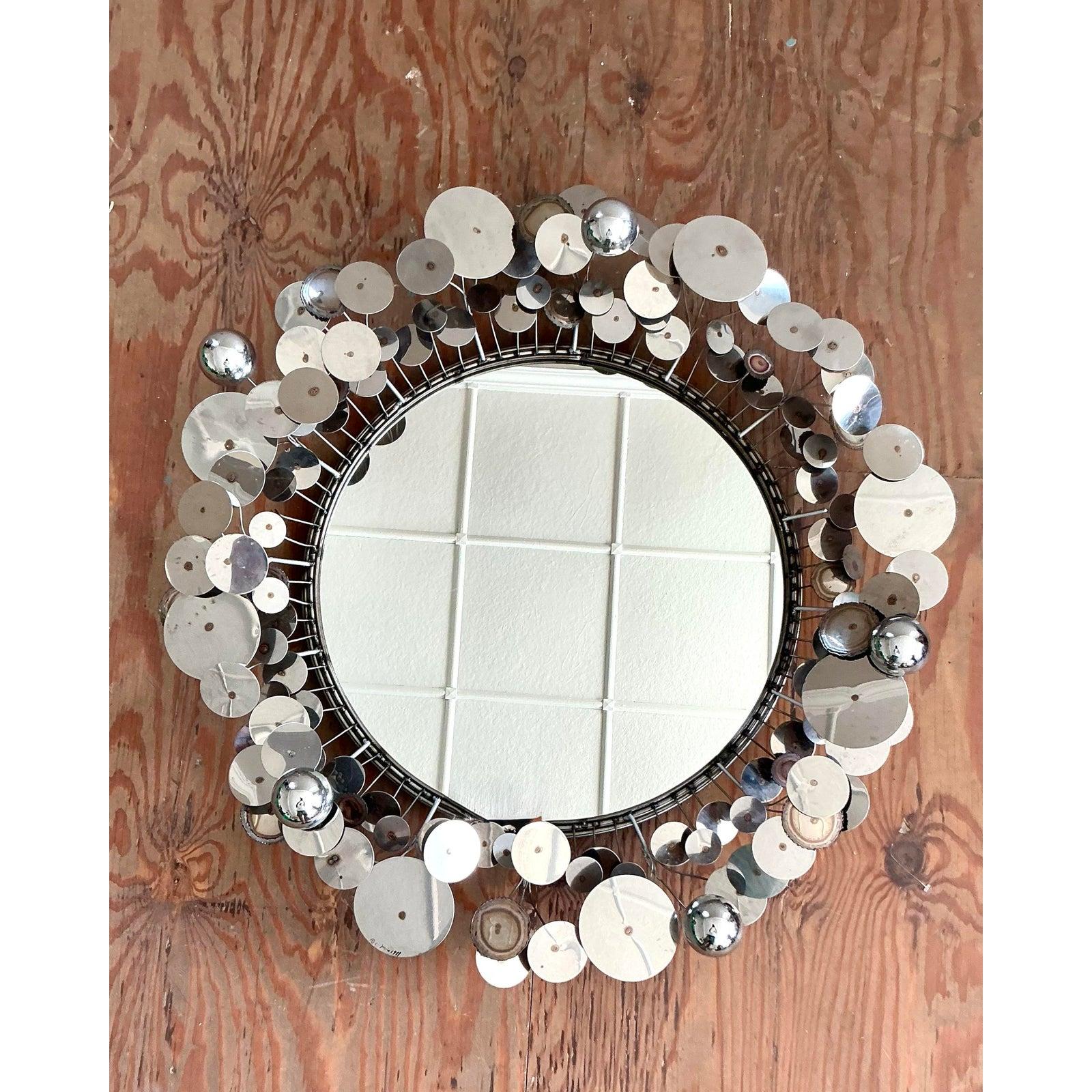 Vintage Boho signiert Curtis Jere Chrom 
