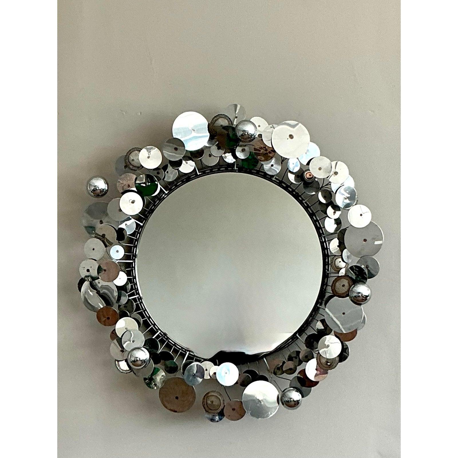 Vintage Boho signiert Curtis Jere Chrom 