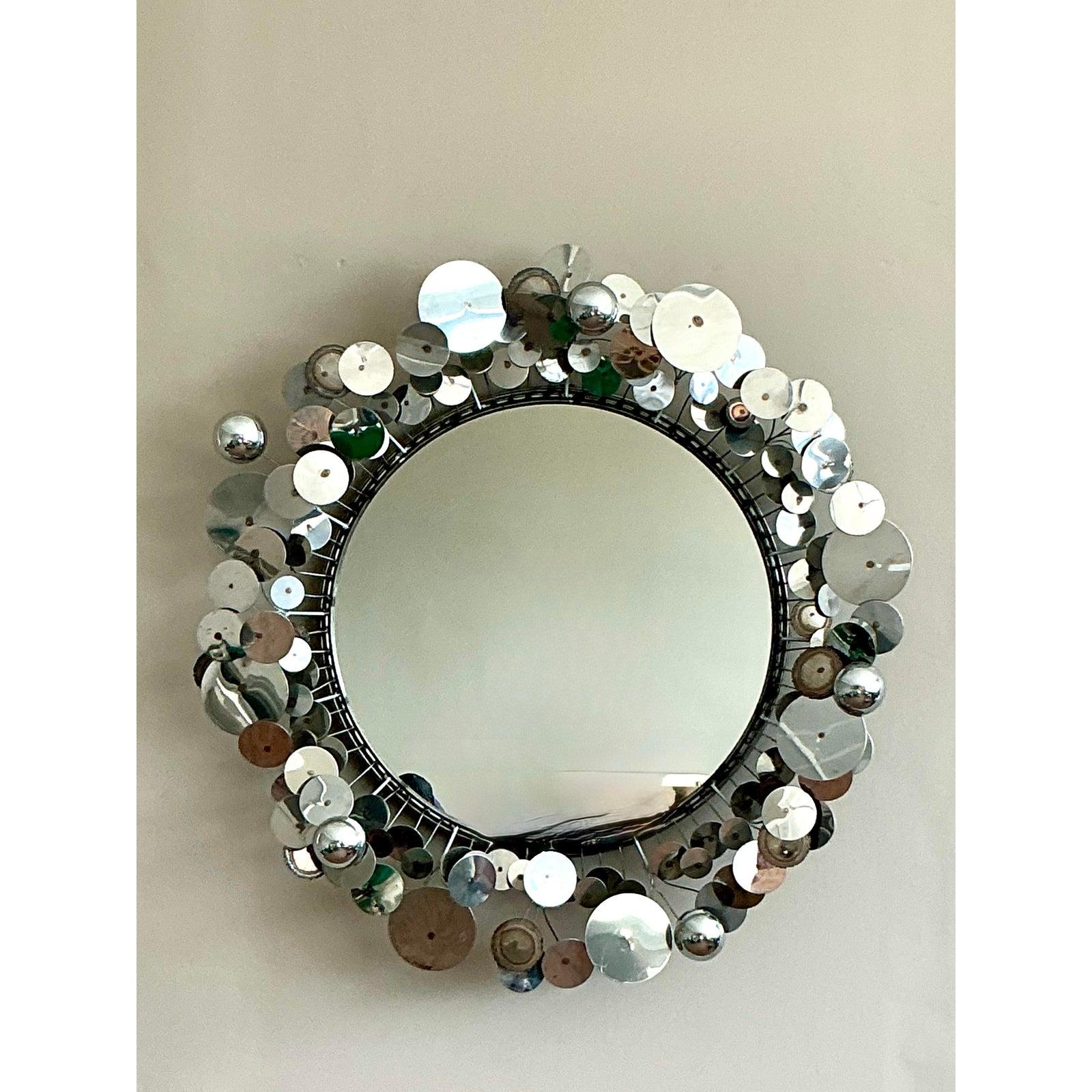 Vintage Boho signiert Curtis Jere Chrom 