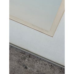 Vintage Boho Signed Original 1972 Lithograph of Flamingo Wing