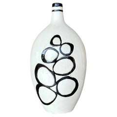 Retro Boho Signed Studio Pottery Bubble Vase