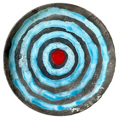 Cargador Vintage Boho Firmado Studio Pottery en ventaUn fantástico cargador Vintage Boho Stu