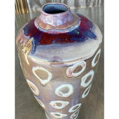 Vintage Boho Signed Studio Pottery Vase