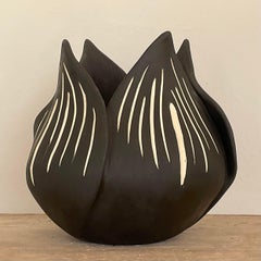 Vintage Boho Signed Studio Pottery Vase