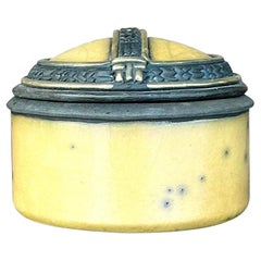 Caja de baratijas Vintage Boho Slab Built Studio Pottery