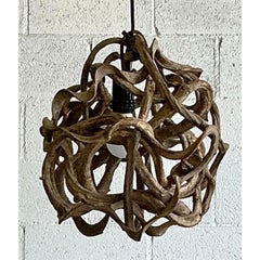 Vintage Boho Small Root Ball Lamp