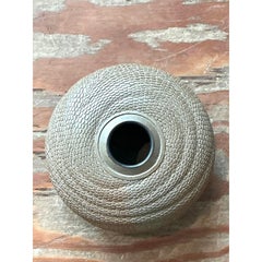 Vintage Boho Snake Skin Original Studio Pottery Vase