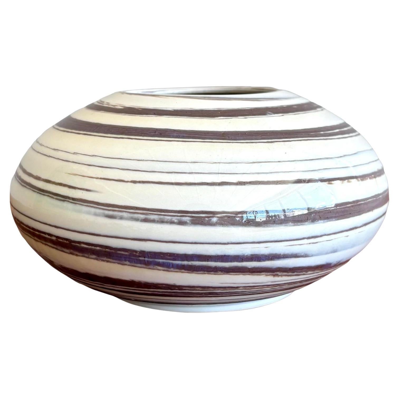 Studio Pottery a spirale Boho vintage