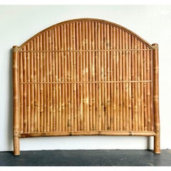 Vintage Boho Split Bamboo King Headboard