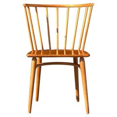 Vintage Boho Spoke Back Chair