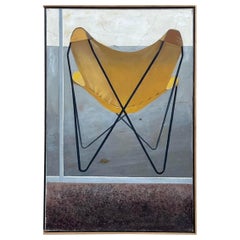 Vintage Boho-Stillleben, Öl auf Leinwand, Gemälde