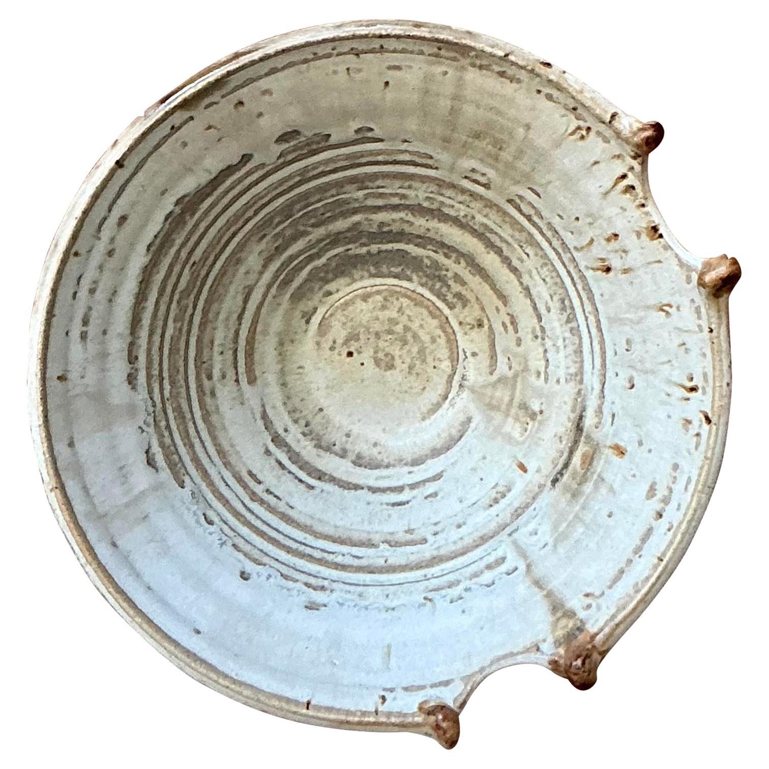 Vintage Boho Studio Pottery Bowl