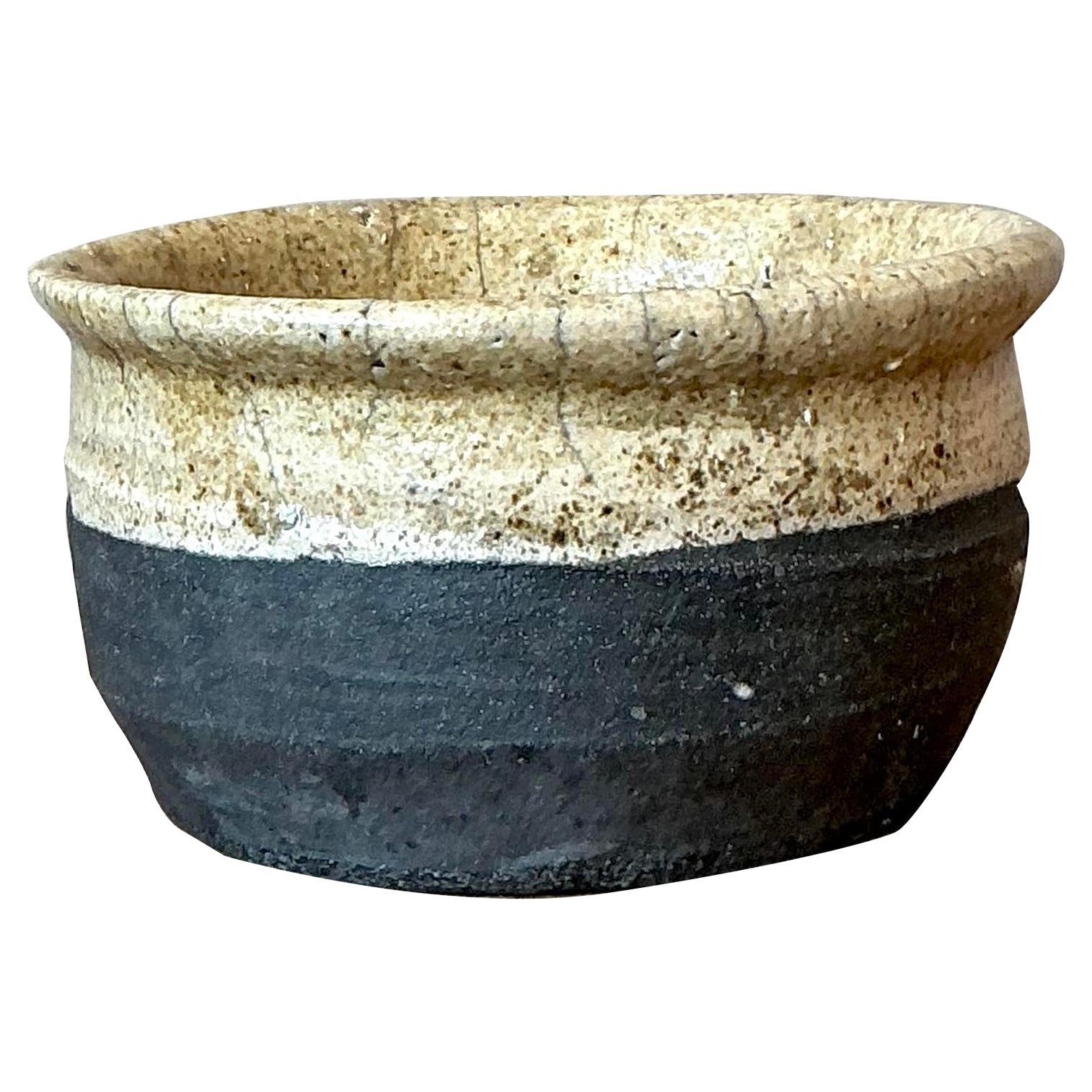 Boho Studio Keramikschale im Vintage-Stil