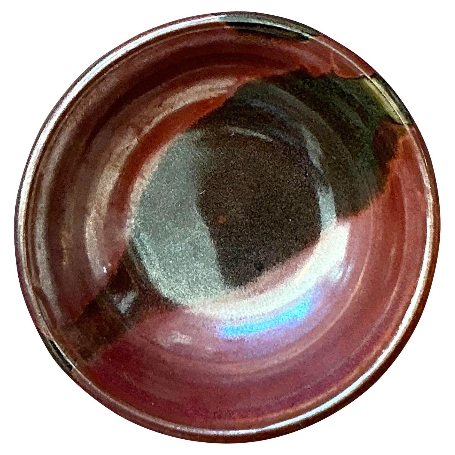 Ciotola vintage in ceramica dello Studio Pottery di Boho