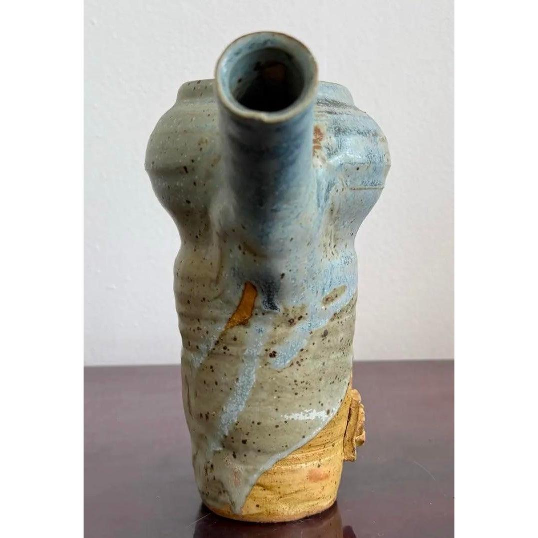 Jarra Vintage Boho Studio Pottery Estadounidense en venta