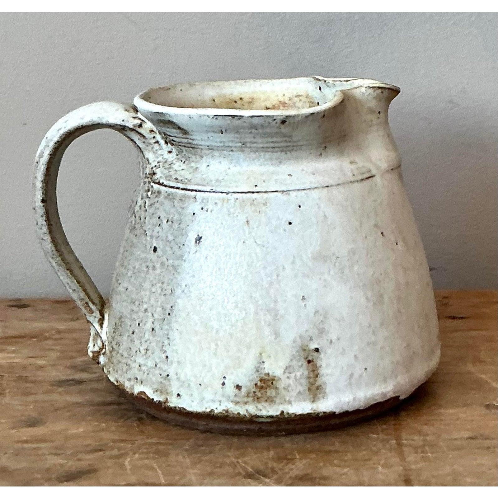 Boho Studio Pottery Vintage-Krug (20. Jahrhundert) im Angebot