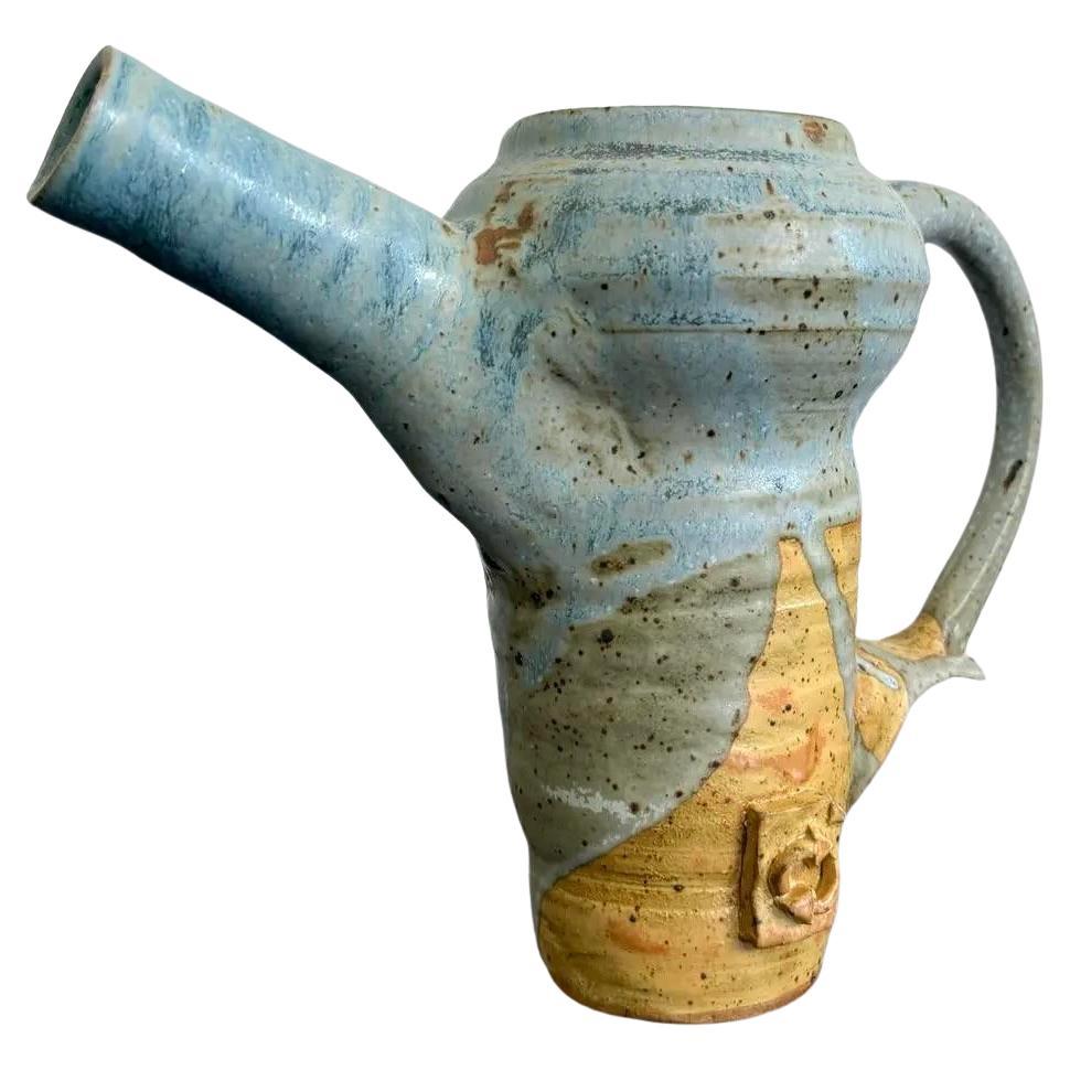Jarra Vintage Boho Studio Pottery en venta