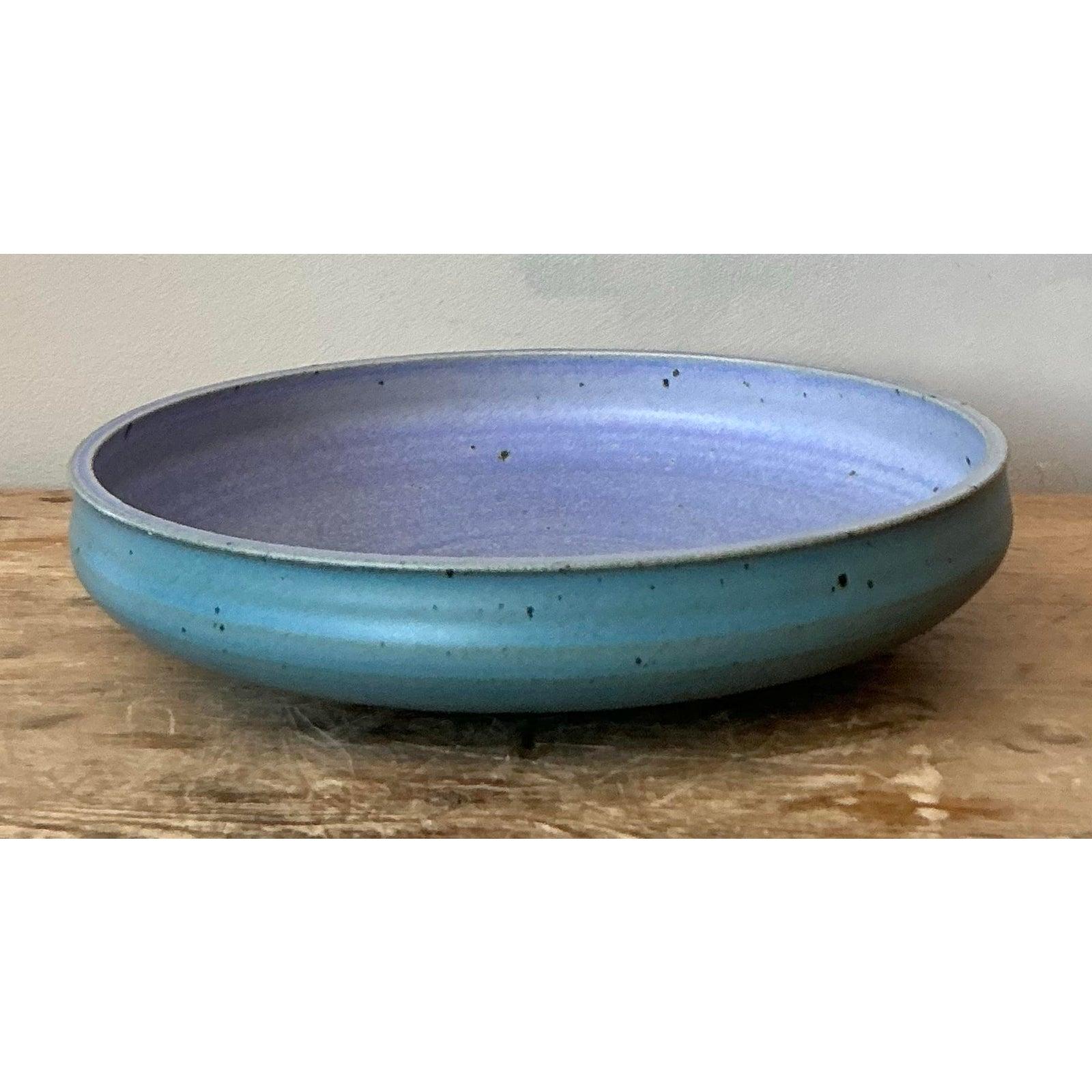 Vintage Boho Studio Pottery Servierplatte (amerikanisch) im Angebot