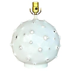 Geteilte Boho Studio Pottery-Lampe, Vintage