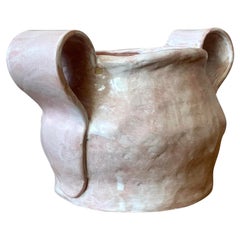 Vintage Boho Studio Pottery Ribbon Bowl