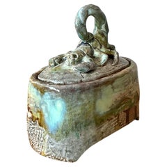 Caja con tapa Escorpión Vintage Boho Studio Pottery