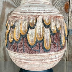 Vintage Boho Studio Pottery Table Lamp