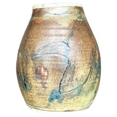 Vintage Boho Studio Pottery Vase