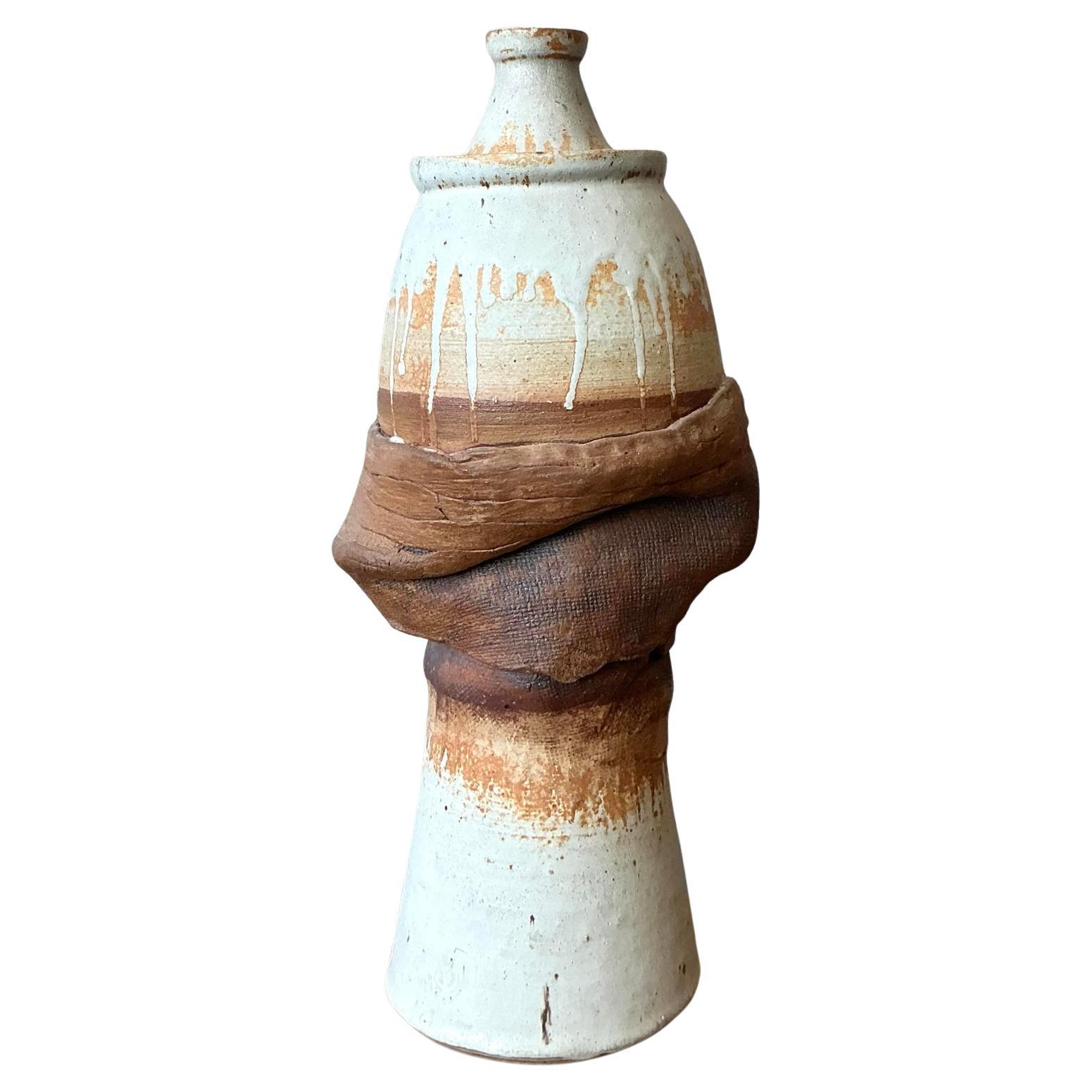 Vintage Boho Studio Pottery Vase