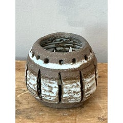 Vintage Boho Studio Pottery Votiv