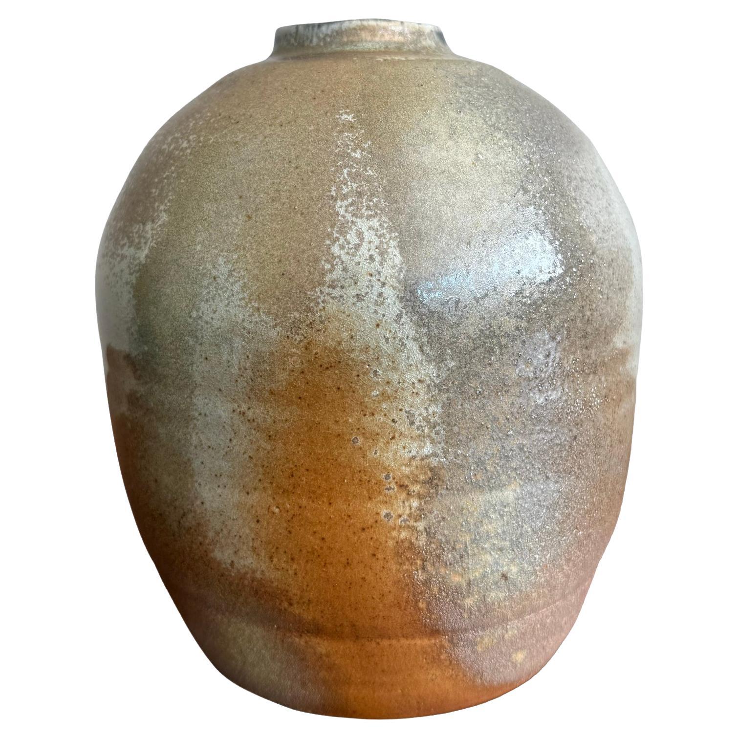 Jarrón de hierba Vintage Boho Studio Pottery