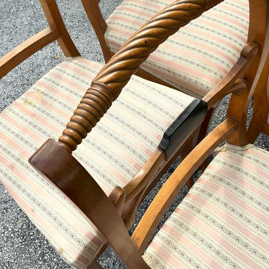 Sedie da pranzo Biedermeier svedesi d'epoca - Set di 4 sedie In condizioni buone in vendita a west palm beach, FL