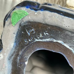 Vintage Boho Swedish Jie Ceramics Figural Lamp