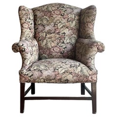 Wood Wingback Chairs