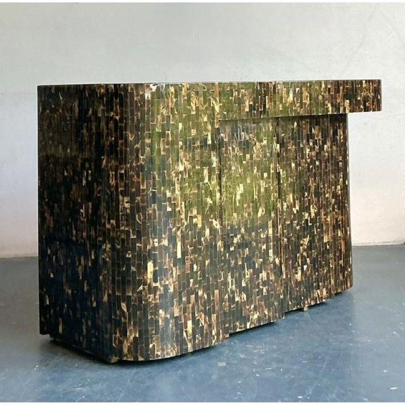 Juego de 5 barras secas de cuerno teselado boho vintage Latón en venta