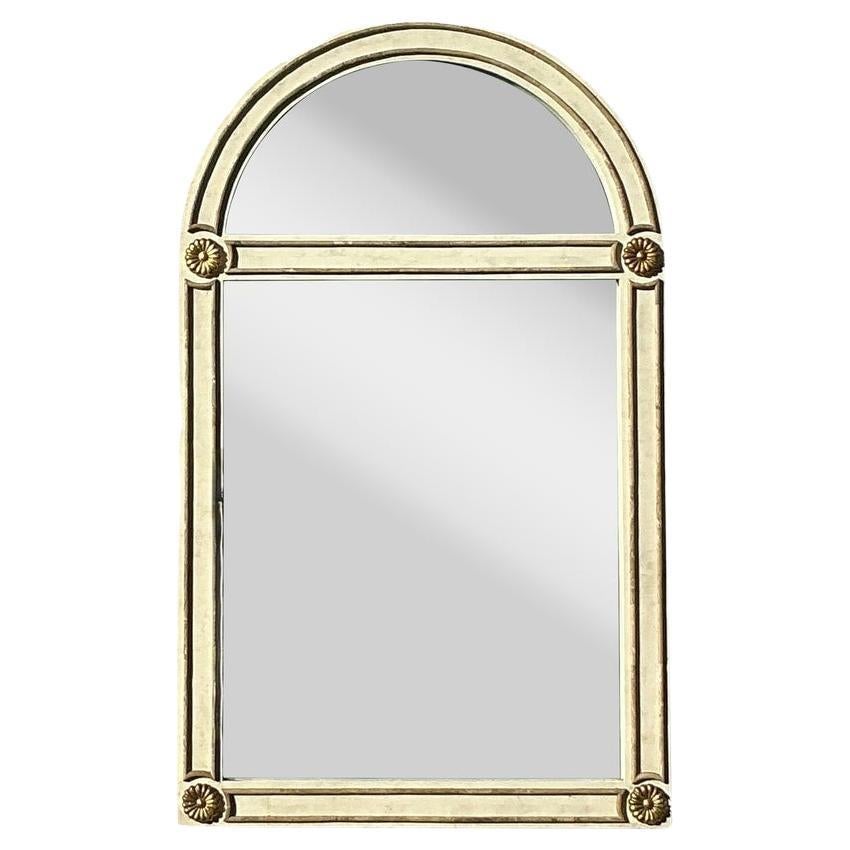 Miroir arqué vintage Boho en pierre tessellée