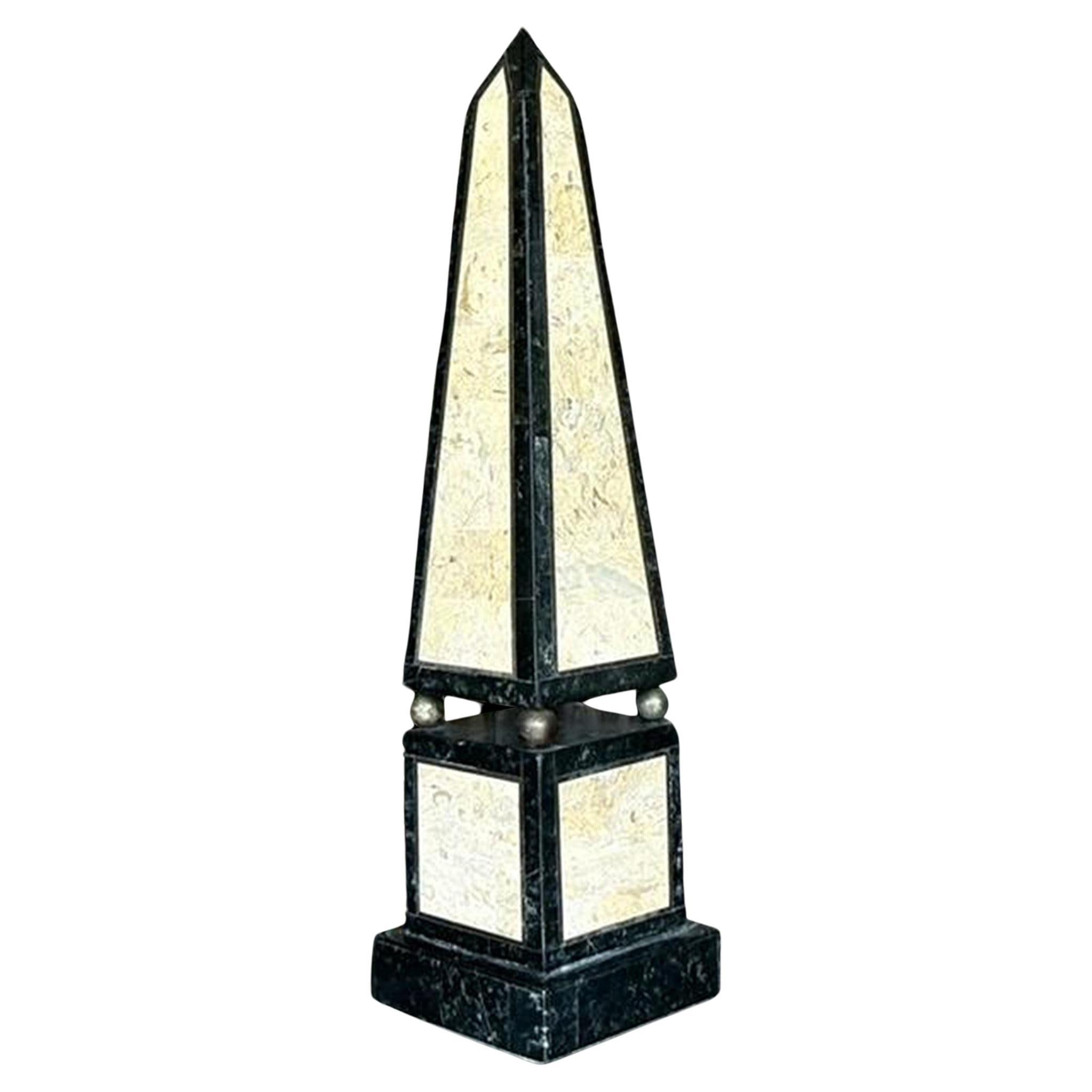 Vintage Boho Mosaikstein Obelisk