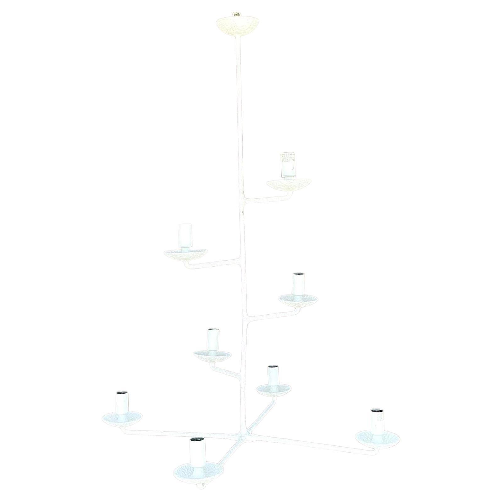 Vintage Boho Textured Stepped Chandelier