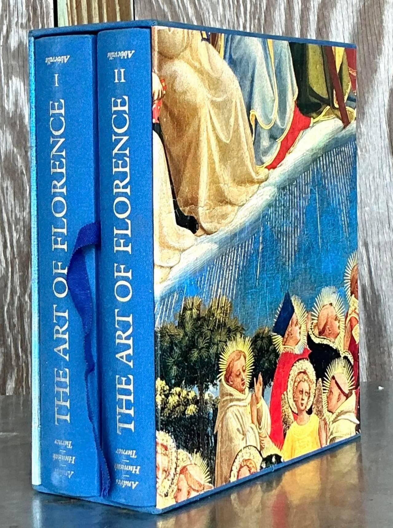 American Vintage Boho “The Art of Florence” Book For Sale