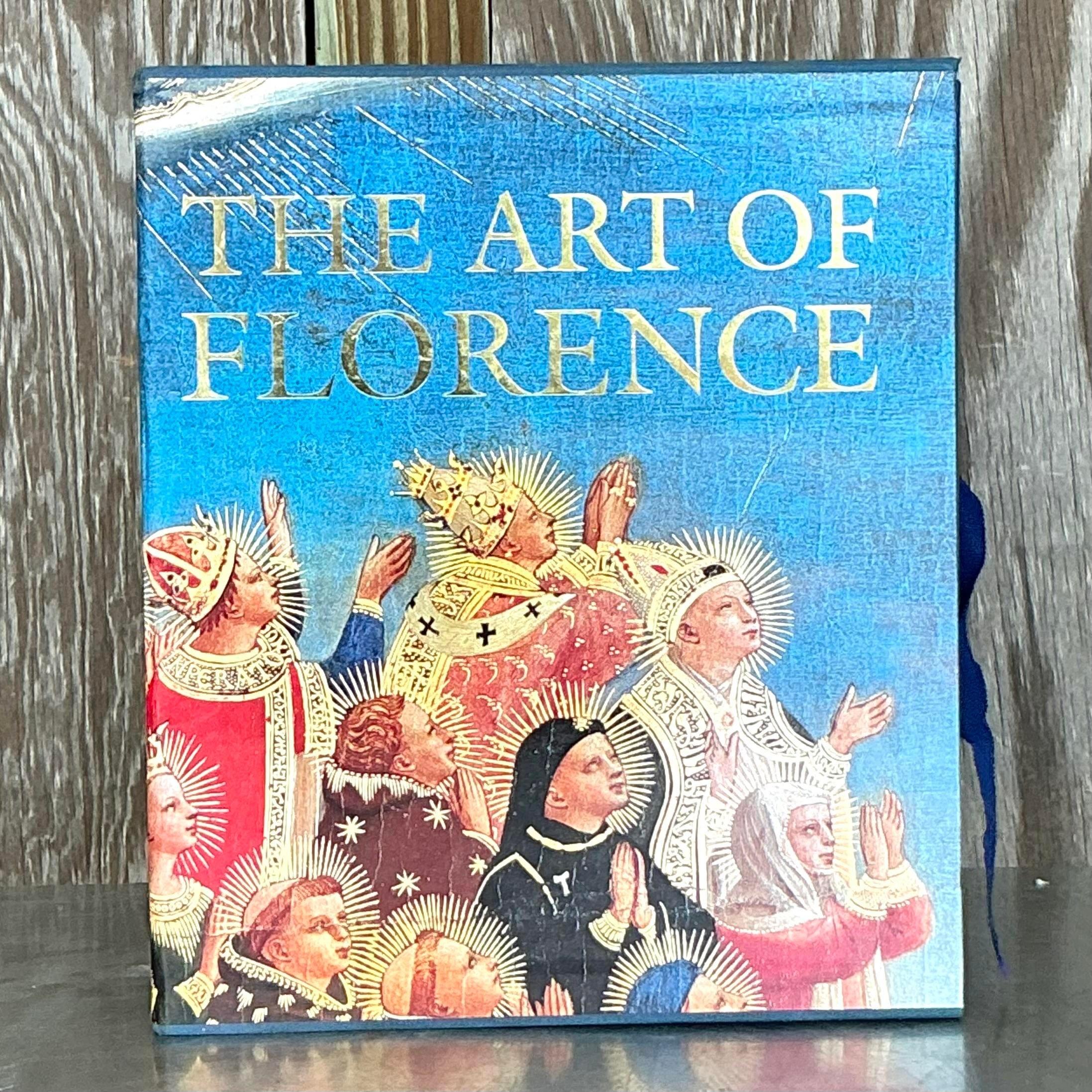 Vintage Boho “The Art of Florence” Book In Good Condition For Sale In west palm beach, FL