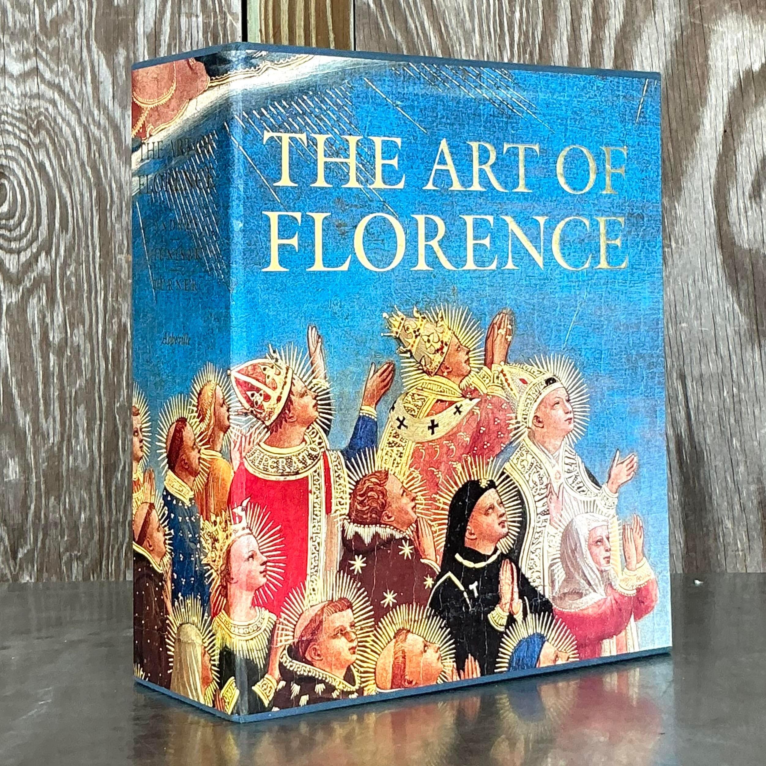 20th Century Vintage Boho “The Art of Florence” Book For Sale