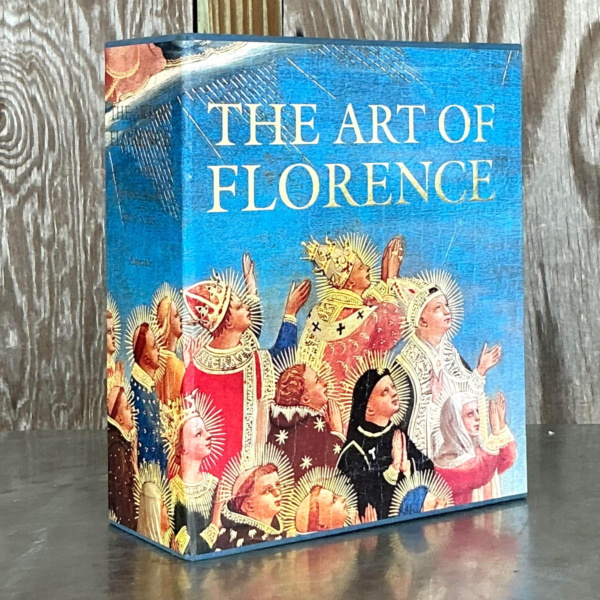 Paper Vintage Boho “The Art of Florence” Book For Sale