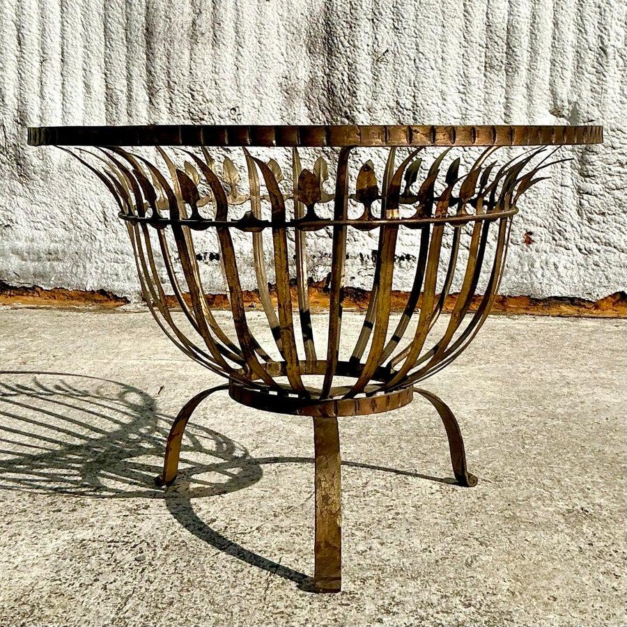 Paire d'étagères vintage Boho Theodore Alexander Castle Bromwich en vente 2